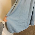 Revelry Slouch Neck Bridesmaid Maxi Dress size 6 Blue Photo 8
