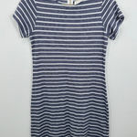 Sail To Sable Women's Striped Dress Short Sleeve Blue White Casual Medium Photo 0