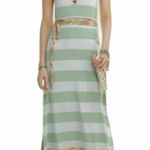 Matilda Jane Seaside Afternoon striped and floral Maxi sleeveless dress Photo 0
