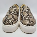 Bamboo Womens Snakeskin Platform Slip On Sneakers Shoe Size 8.5 Photo 5