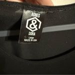 Agnes & Dora Agnes & Dora Black Oversized Tunic Top Photo 2