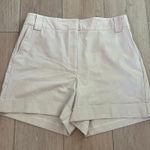 Rachel Zoe  Women’s Tan High Waisted Chino Short Size 12 Photo 0