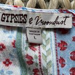 Gypsies & Moondust croptop NWOT Blue Purple Large Photo 5