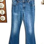 United Colors Of Benetton Bell Bottom Blue Jeans Photo 0