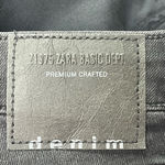 ZARA Z1975 Denim jeans with rhinestones on a sides skinny distressed hem sz 8 Photo 11