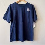 Abound  Women’s Open Book Club Boxy Fit Graphic Tee Size Medium Navy NWT Photo 1