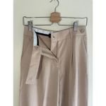 High Rise Women Size 6 Khaki Tan Wide Leg Dress Pants Office Academia Minimalist Photo 1