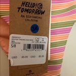 Billabong  Multicolor Striped Thong Bikini Surf Bottoms Women’s Sz Small NWT Photo 5