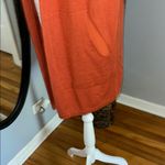 Cyrus  Orange Sleeveless Hooded Vest Photo 4
