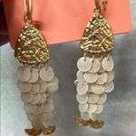 Piper  K | Gold Fish Seashell Earrings 🌊🐟🐚 Photo 0