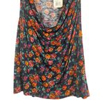 H.I.P. Nordstrom Sleeveless Navy Floral Cowl Neck Top NWT Sz S Photo 2