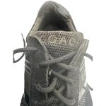 Coach Size 6 Black Monogram Sneakers Mesh Leather Trim Lace-Up Casual Shoes Photo 7
