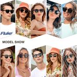  Retro Round Polarized Sunglasses for Women Men Classic Vintage Sunnies Photo 1