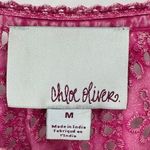 Chloe Oliver  pink eyelet drop waist tassel beach mini summer dress M Photo 7