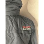 Hollister California Y2K Juniors All Weather Hooded Full Zip Blue Coat Large Photo 5