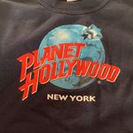 Planet Hollywood unisex size small new york crewneck sweatshirt blue world men Photo 5