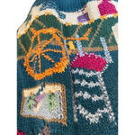 Vintage 80’s Cape Isle Knitters Patchwork Hand Knit Cottagecore Sweater L Photo 11