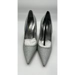 Good American  Emma Silver Glitter Stiletto Heels Women’s Size 12 New Box Photo 9