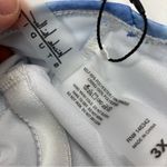 Nicole Miller Blue Tropic Swirl Print One Piece Racerback Swimsuit NWT Womens 3X Photo 2