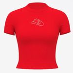 PINK - Victoria's Secret  Baby Tee with Bling Hat Photo 0