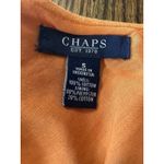 CHAPS Orange Paisley Tiered Boho Gypsy Peasant 100% Cotton Skirt Lined Size S Photo 1