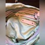 B Makowsky B.Makowsky Leather Bucket Handbag - Bone/Cream Green Inside Silver Hardw… Photo 4