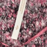 Free People  Stellar Sweater Small Pullover Oversized Fuzzy Button Collar Slouchy Photo 3