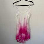 Million Bullpup Camisole Dress Pink Ombre Y2K Babydoll Asymmetrical Hem Size M White Size M Photo 9
