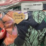 TALULAH Botanical Tropical Print Sleeveless Knee Length Halter Dress Size M Photo 11