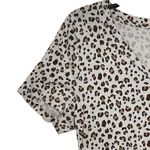 J.Crew  Womens Vintage T-Shirt Size Medium Leopard Pattern 100%‎ Cotton SS Photo 2