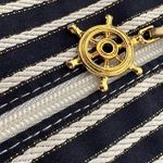 Joseph Ribkoff Vintage Ladies Full Zip Striped Jacket Size 8 Nautical Photo 6