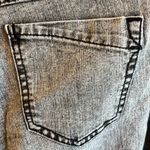 EXPRESS  Jeans Slim Fit Comfy Acid Washed Out Black Womens 0 Low Rise Photo 7