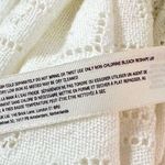 Anthropologie By  Pointelle white ivory knit Cover-Up Dress size large Photo 11