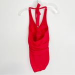 Boden USA Boden Levanzo Ruched Halter Swimsuit in Red Size 2 NWT Photo 7