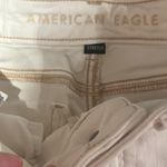 American Eagle America Eagle Mom Jeans Off White or Cream colored, Size 00 Regular Distressed Photo 7