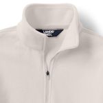 Lands' End Teddy Fleece Half Zip Cream Pullover Size Small Photo 4