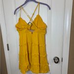 Forever 21  Women’s Yellow Tiered Dress Photo 1