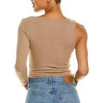 LNA  | Revolve | Bazon Rib Bodysuit in Mushroom Photo 4