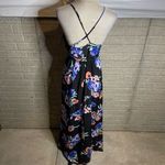 Yumi Kim  Women Black‎ Floral Rush Hour Wrap Maxi Dress Size Medium Photo 4