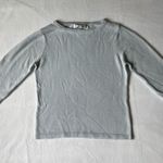 V.A.S. Clothing Co. Pale Blue Crop Sweater Photo 0