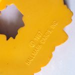 Hallmark Vintage Thanksgiving Wreath Fall Leaves Brooch Pin 1987 Photo 3