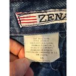 Zena Jeans Womens Blue High Waist Tapered Leg‎ Pleated Vintage Denim Pants 16 Photo 9