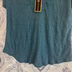 Cable & Gauge ‎ Blue Embroidered Top Size Small Photo 4