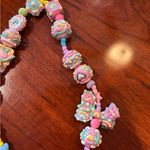 Handmade Painted Colorful Beaded Baby Keyring Keychain Green Photo 6