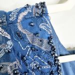 Mac Duggal 20301 Navy Embellished Illusion Butterfly Sleeve A-Line Gown 8 NEW Photo 10