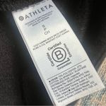 Athleta  Women’s Cozy Karma Mock Neck Dress in Black Size Small Fleece Sweatshirt Photo 7