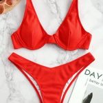 Zaful Red Underwire Bikini Photo 0