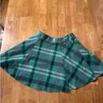 Urban Outfitters  Green Pleated Mini Skirt Photo 3
