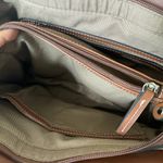 London Fog Brown Top Handle / Crossbody Photo 8