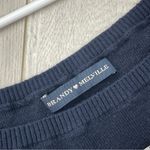 Brandy Melville Tank Top sandra knit ribbon womens Navy Blue (one size) coquette Photo 1
